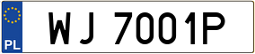 Truck License Plate